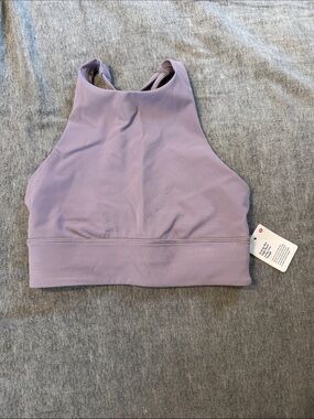 lululemon athletica High-Neck Energy Bra in violet verbena